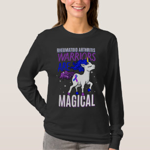Rheumatoide Arthritis Warrior Magical Unicorn Purp T-Shirt