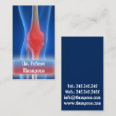 Rheumatologe/Orthopäde/Trauma-Karte Visitenkarte (Vorne/Hinten)