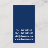 Rheumatologe/Orthopäde/Trauma-Karte Visitenkarte (Rückseite)