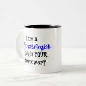 Rheumatologe Zweifarbige Tasse (Vorderseite Links)