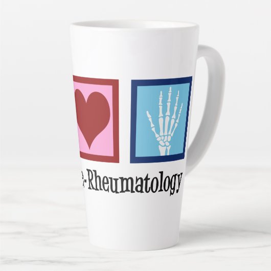 Rheumatologie der Liebe Frieden Milchtasse (Rechte Ecke)