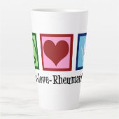 Rheumatologie der Liebe Frieden Milchtasse (Vorderseite)