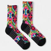 RHF-Kaleidoskop-Gitter Socken (Rechts)