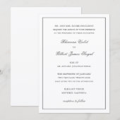 Rhianna Traditionelle Hochzeit Einladung (Vorne/Hinten)