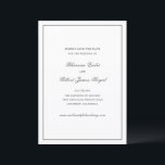 Rhianna Traditionelle Hochzeit Save The Date<br><div class="desc">Traditionelle Hochzeiten speichern das Datum mit einem einfachen und minimalen Design mit Ihren Namen in einem eleganten Skript und Ihre Veranstaltung Details in einem klassischen Serif-Schriftart.</div>