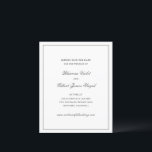 Rhianna Traditionelle Hochzeit speichern das Datum<br><div class="desc">Traditionelle Hochzeiten speichern das Datum mit einem einfachen und minimalen Design mit Ihren Namen in einem eleganten Skript und Ihre Veranstaltung Details in einem klassischen Serif-Schriftart.</div>