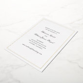 Rhianna Traditionelle Hochzeit speichern das Datum Folieneinladung (Gedreht)