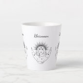 Rhiannon Celtic Welsh Moon Goddess Pagan Wicca Milchtasse (Vorderseite)