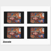 "Rhiannon" Göttin mit Vogel von Renee Lavoie Rechteckiger Aufkleber (Blatt)