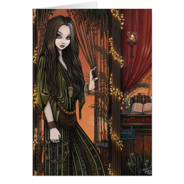 Rhianon Bohemisches Kaffee-Geschäfts-Mädchen (Vorne)