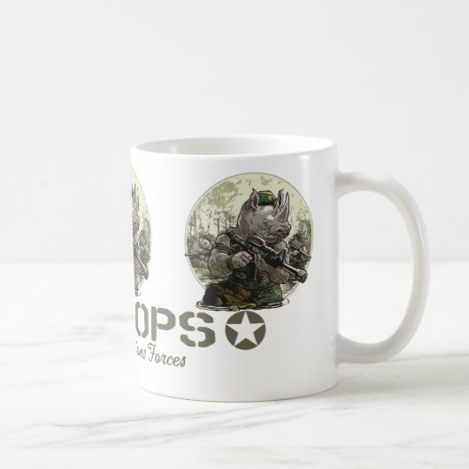 Rhin Ops Spezialoperation-Kraft-Gang Kaffeetasse (Rechts)