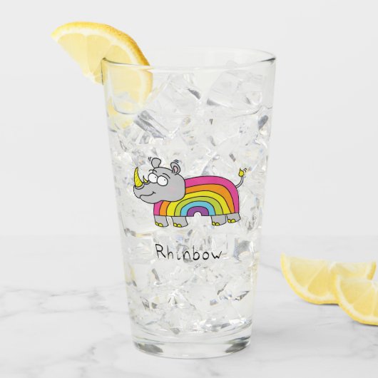 Rhinbow Nashorn-Regenbogen-Glas-Schale Glas (Vorderseite Ice)