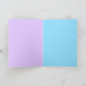 Rhinbow Rainbow Greeting Card Orange Karte (Innenseite)