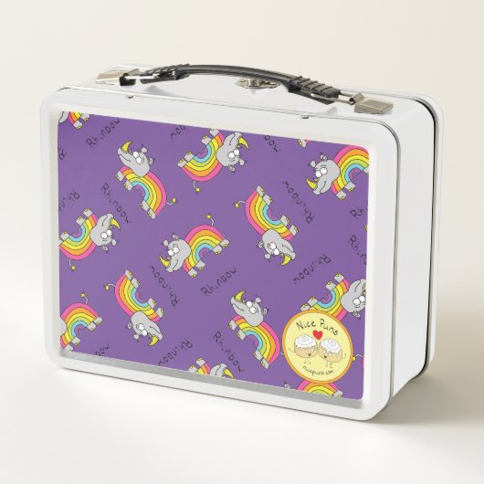 Rhinbow Rhino Lunch Box Orange (Rückseite)