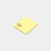 Rhinbow Rhino Rainbow Notes Yellow Post-it Klebezettel (angewinkelt)