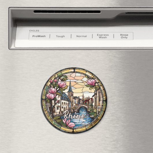 Rhine River Germany Magnet (In Situ (Geschirrspüler))