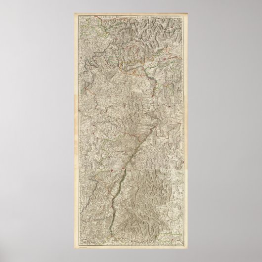 Rhine River Valley, France Poster (Vorne)