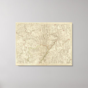 Rhine River Valley Leinwanddruck