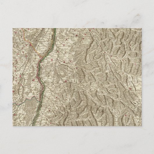 Rhine River Valley Postkarte (Vorderseite)