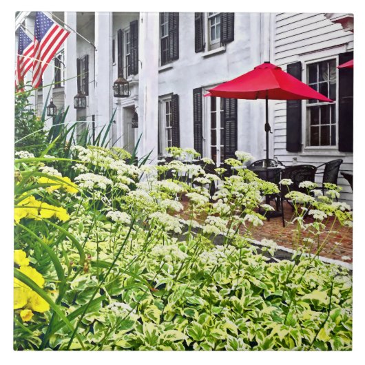 Rhinebeck NY - Außensitzplatz Fliese (Vorderseite)