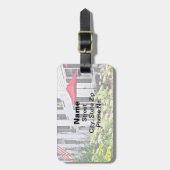 Rhinebeck NY - Außensitzplatz Gepäckanhänger (Vorderseite vertikal)