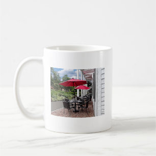 Rhinebeck NY - Außensitzplatz Kaffeetasse