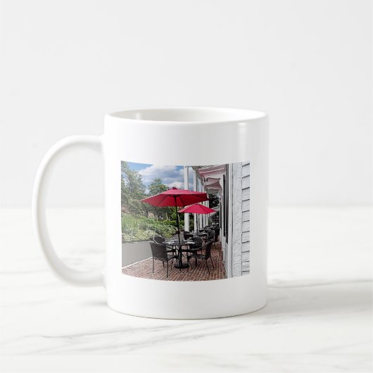 Rhinebeck NY - Außensitzplatz Kaffeetasse (Links)