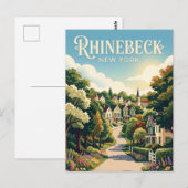 Rhinebeck USA Postkarte (Vorne/Hinten)