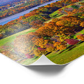 Rhinecliff Bridge im Herbst Fotodruck (Ecke)