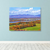 Rhinecliff Bridge im Herbst Leinwanddruck (Insitu (Holzboden))