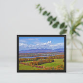 Rhinecliff Bridge im Herbst Postkarte (Stehend Vorderseite)