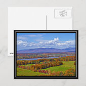 Rhinecliff Bridge im Herbst Postkarte (Vorne/Hinten)
