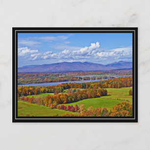Rhinecliff Bridge im Herbst Postkarte