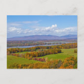 Rhinecliff Bridge im Herbst Postkarte (Vorderseite)