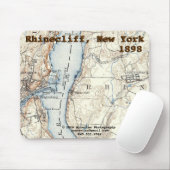 Rhinecliff historisches Karte mousepad (Mit Mouse)