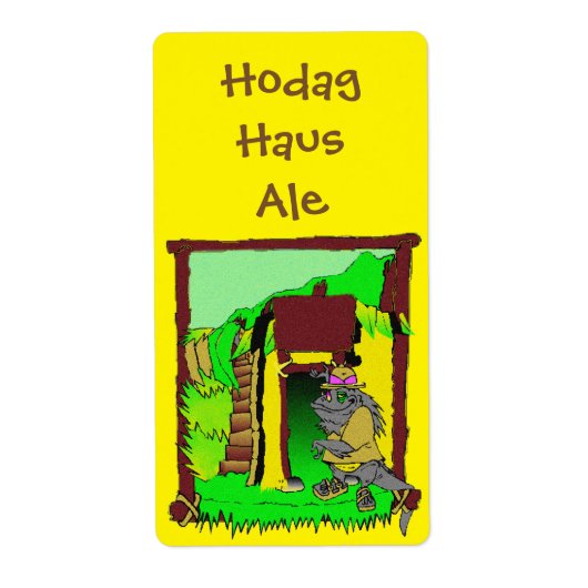 Rhinelander Hodag Haus Zuhause Brew Beer Flaschene (Vorne)