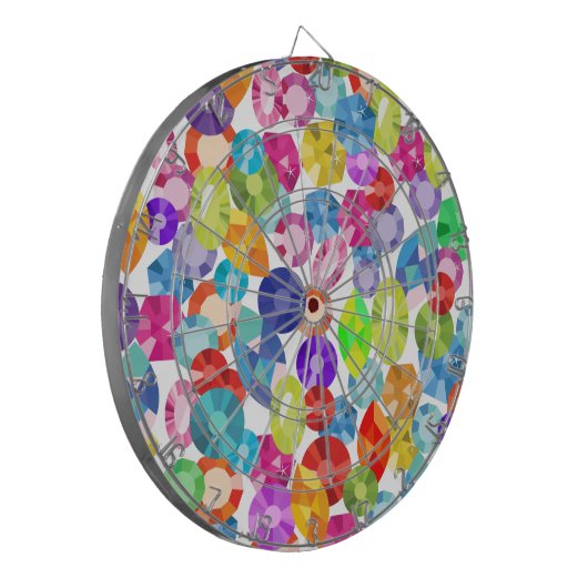 Rhinestone Dartscheibe (Vorderseite Links)