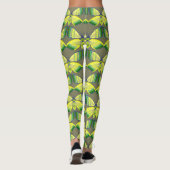 rhinestone-inspired geometric butterfly leggings (Rückseite)