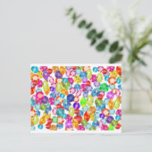 Rhinestone Postkarte (Stehend Vorderseite)