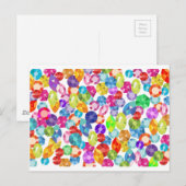 Rhinestone Postkarte (Vorne/Hinten)