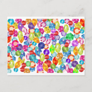 Rhinestone Postkarte