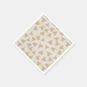 Rhinestone-Rodeo-Kuh-Schädel-Silhouette Serviette (Ecke)