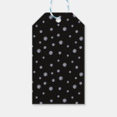 Rhinestones auf schwarz geschenkanhänger (Rückseite)