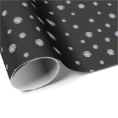 Rhinestones auf schwarz geschenkpapier (Rolleneckpunkt)