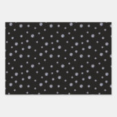 Rhinestones auf schwarz geschenkpapier set (Vorderseite 2)