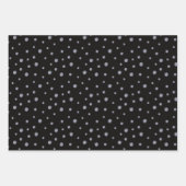 Rhinestones auf schwarz geschenkpapier set (Vorderseite)