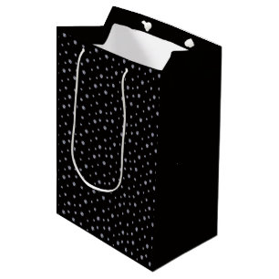 Rhinestones auf schwarz mittlere geschenktüte