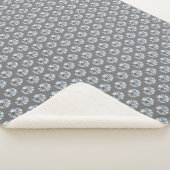 Rhinestones grau bg sherpadecke (3/4)