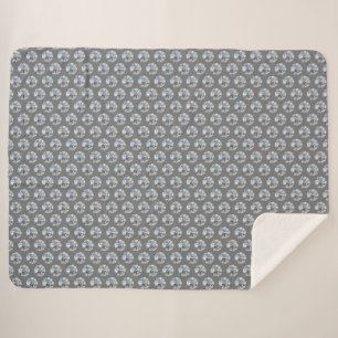 Rhinestones grau bg sherpadecke