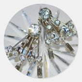 Rhinestones Ristorante La Lanchetta Runder Aufkleber (Vorderseite)